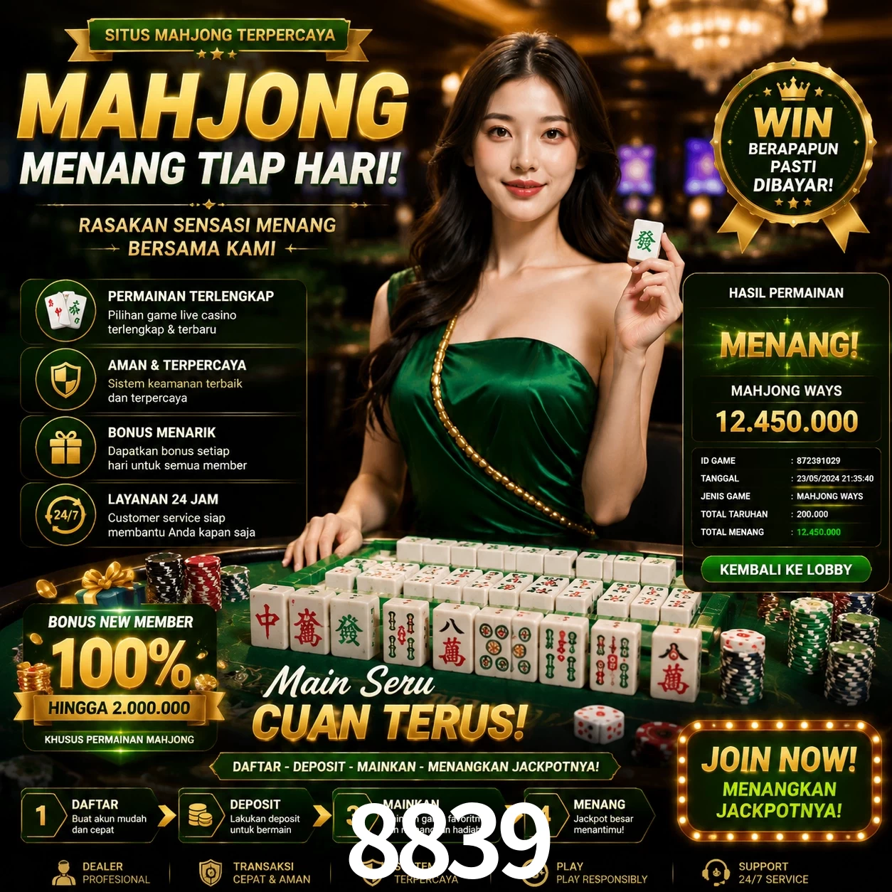 Cashback VIP 8839 - reembolso semanal